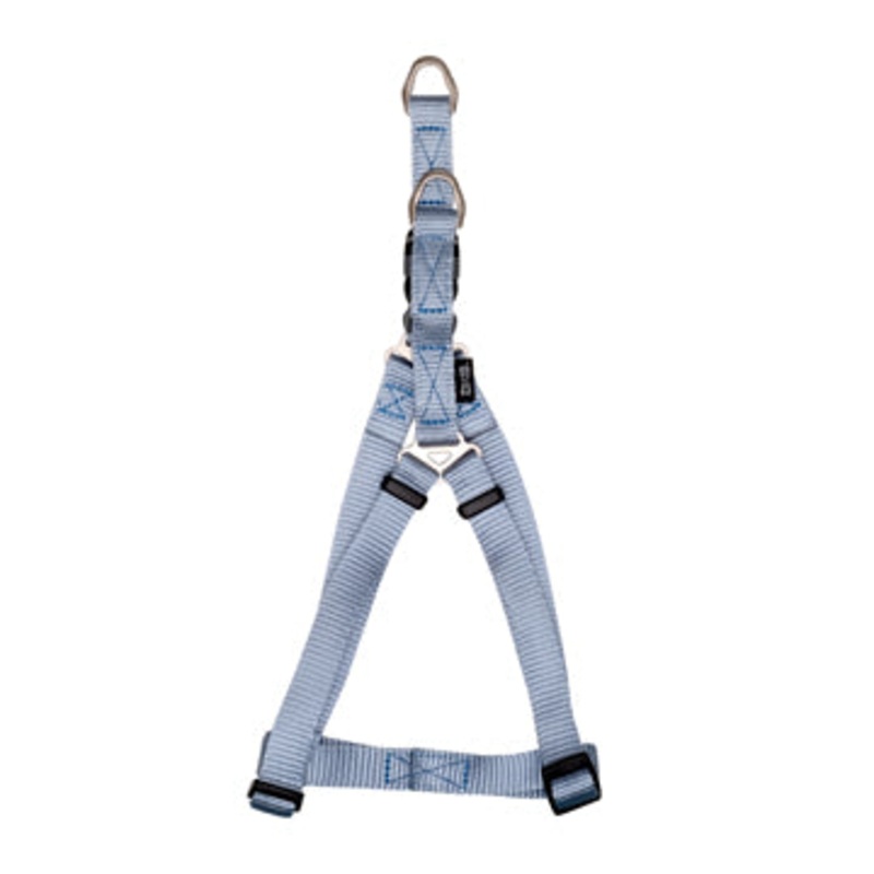 Zeus Nylon Step-In Dog Harness - Baby Blue - Small - 1 cm x 33 cm-45 cm (3-8in x 13in-18in)