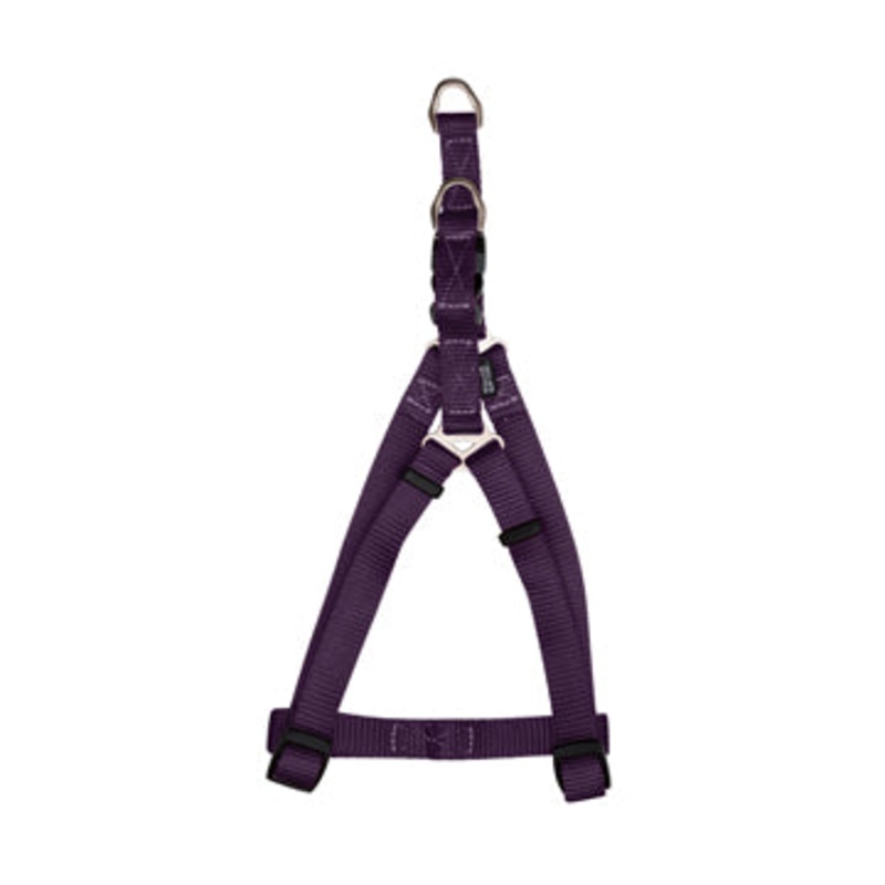Zeus Nylon Step-In Dog Harness - Royal Purple - Small - 1 cm x 33 cm-45 cm (3-8in x 13in-18in)