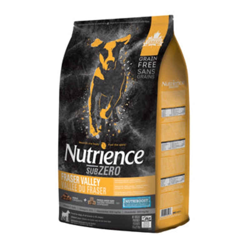 Nutrience Grain Free Subzero for Dogs - Fraser Valley - 10 kg (22 lbs)
