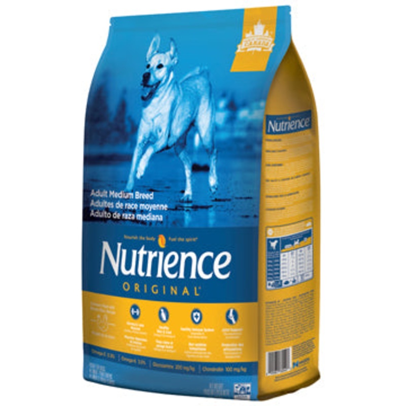Nutrience Original Adult Medium Breed - Chicken Meal with Brown Rice Recipe - 5 kg (11 lbs)