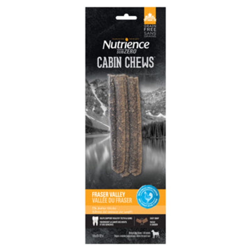 Nutrience Subzero Cabin Chews Elk Antler Sticks - Fraser Valley - 110 g (5 x 22 g)