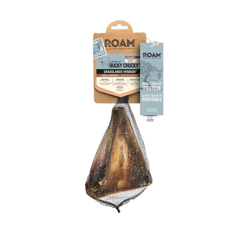 Roam Bucky Chucky - Grassland Venison - 1pc - 93 g (3.2 oz)