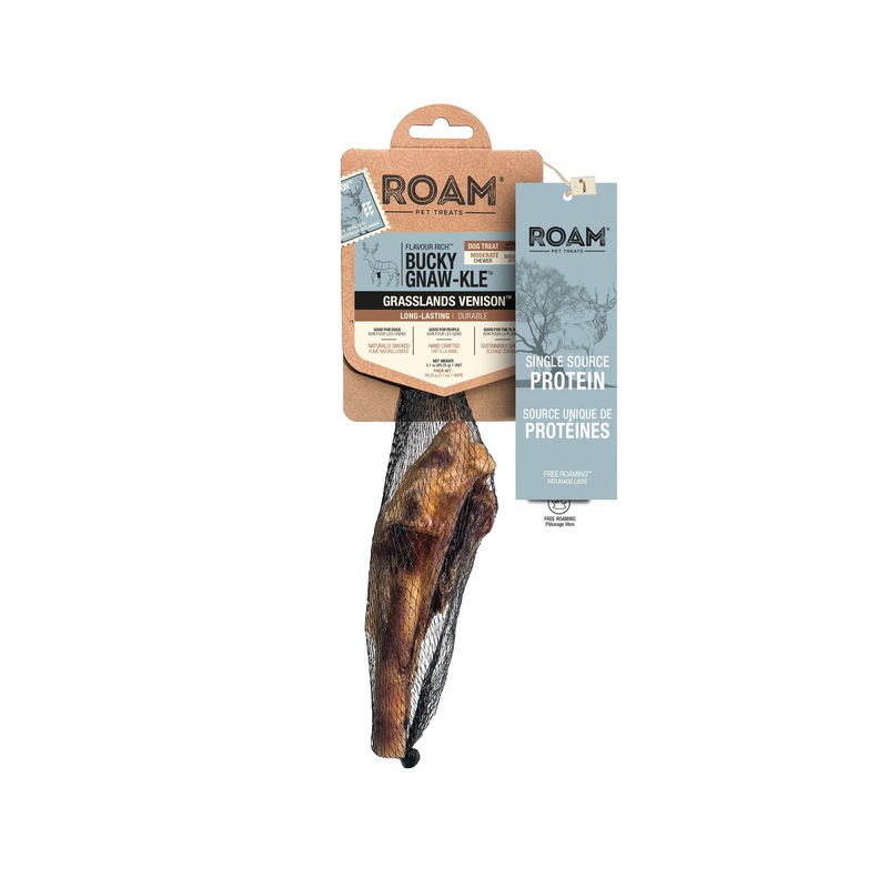 Roam Bucky Gnaw-kle - Grassland Venison - 1pc - 89 g (3.1 oz)