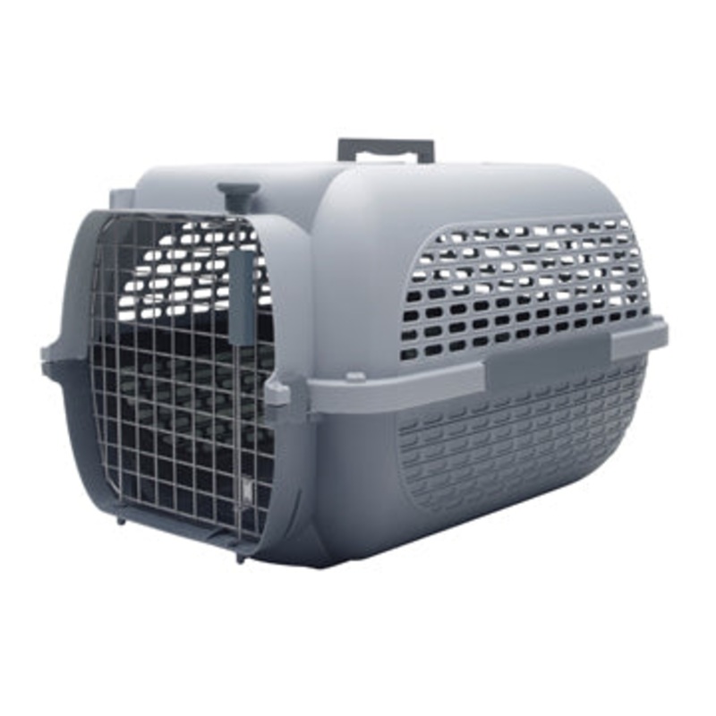 Dogit Voyageur Dog Carrier - Light Grey-Charcoal - Small - 48.3 cm L x 32.6 cm W x 28 cm H (19 in x 12.8 in x 11 in)