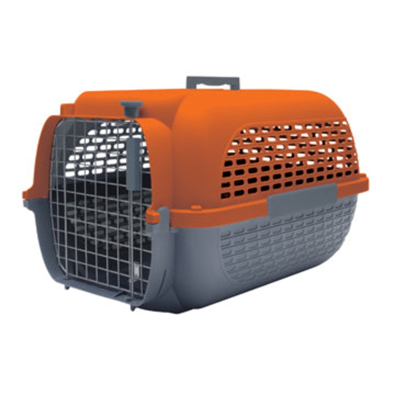 Dogit Voyageur Dog Carrier - Orange-Charcoal - Small - 48.3 cm L x 32.6 cm W x 28 cm H (19 in x 12.8 in x 11 in)