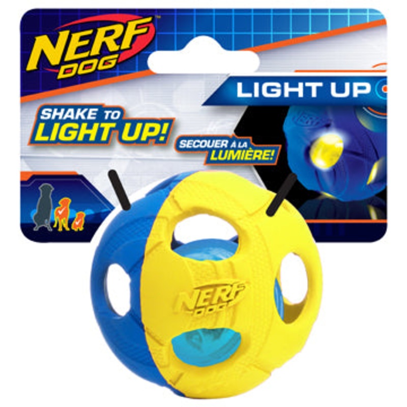 Nerf Dog LED Bash Ball - Small - 2.5in