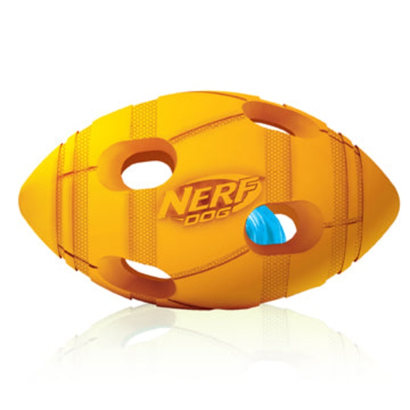 Nerf Dog LED Bash Football - Small - 4in