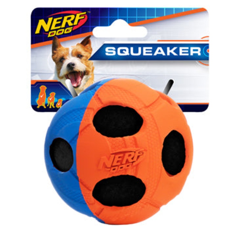 Nerf Dog Rubber Wrapped BASH Tennis Ball, Small, 2.5in