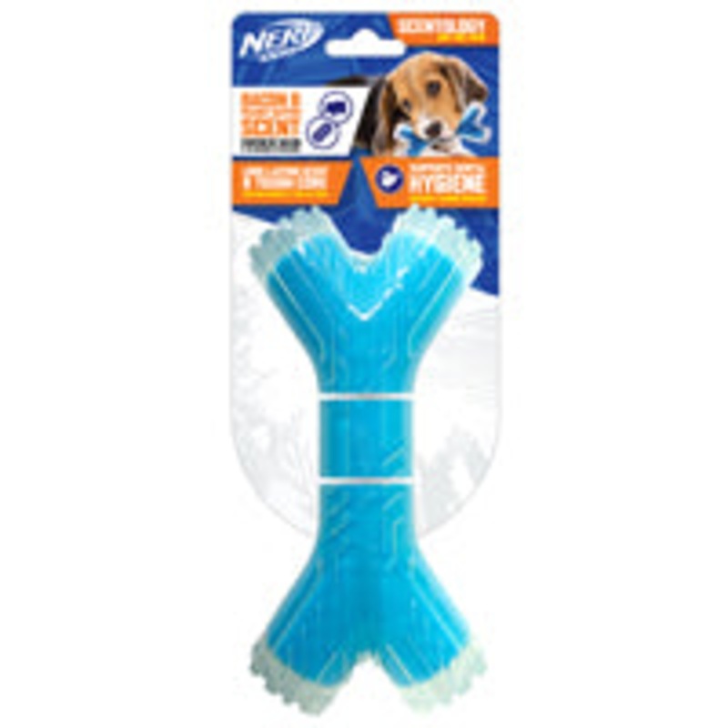 Nerf Dog Scentology X-Stick - Bacon & Peanut Butter Scent - Light Blue - 20 cm (8 in)