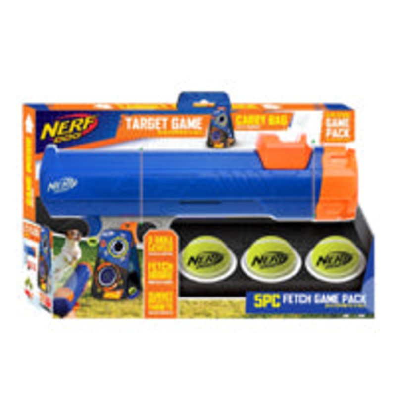 Nerf Dog Tennis Ball Blaster - 5-pc Fetch Game Pack - 40 cm (16 in)
