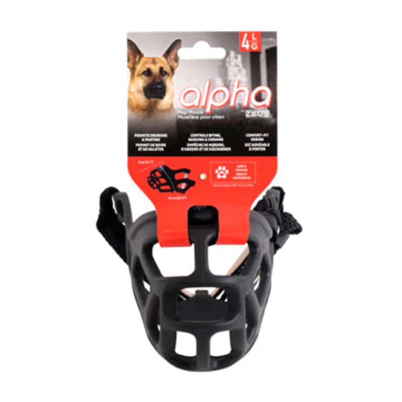 Alpha by Zeus Dog Muzzle - Size 4 - Large