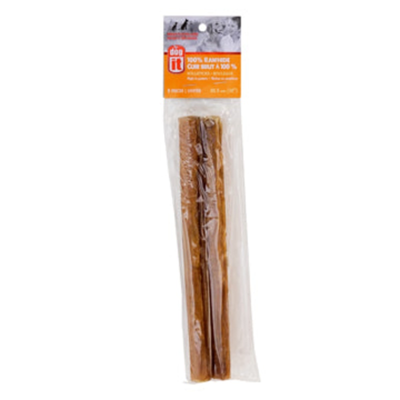 Dogit 100% Rawhide Roll Sticks - 25.3 cm (10 in)  2 pack