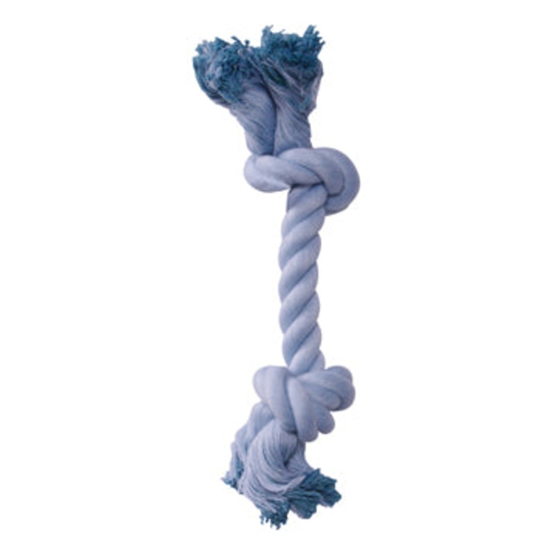 Dogit Dog Knotted Rope Toy, Blue Rope Bone, Small