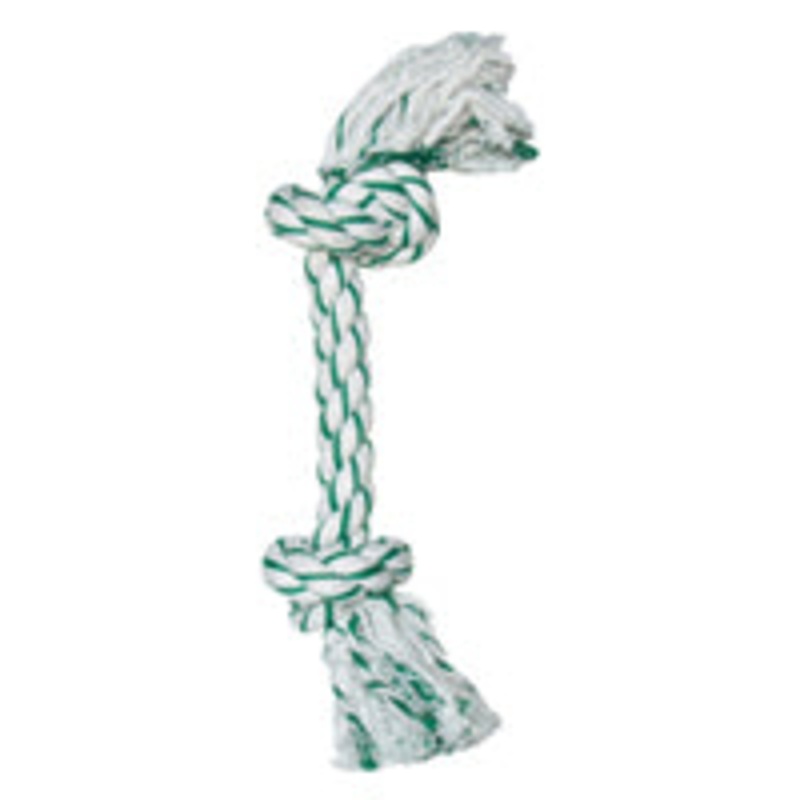 Dogit Minty Knotted Rope Bone Dog Toy, Medium (26cm / 10in)
