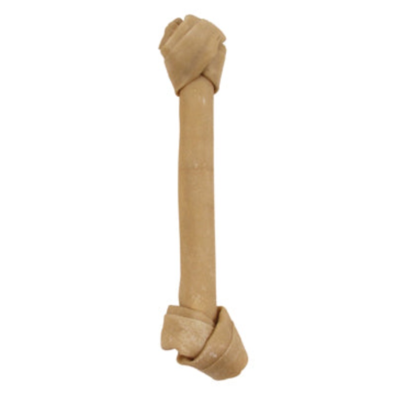 Dogit Rawhide Knotted Bone - Jumbo - 28-30 cm (11-11.8 in) - 220 g (7.8 oz) - 12 pack