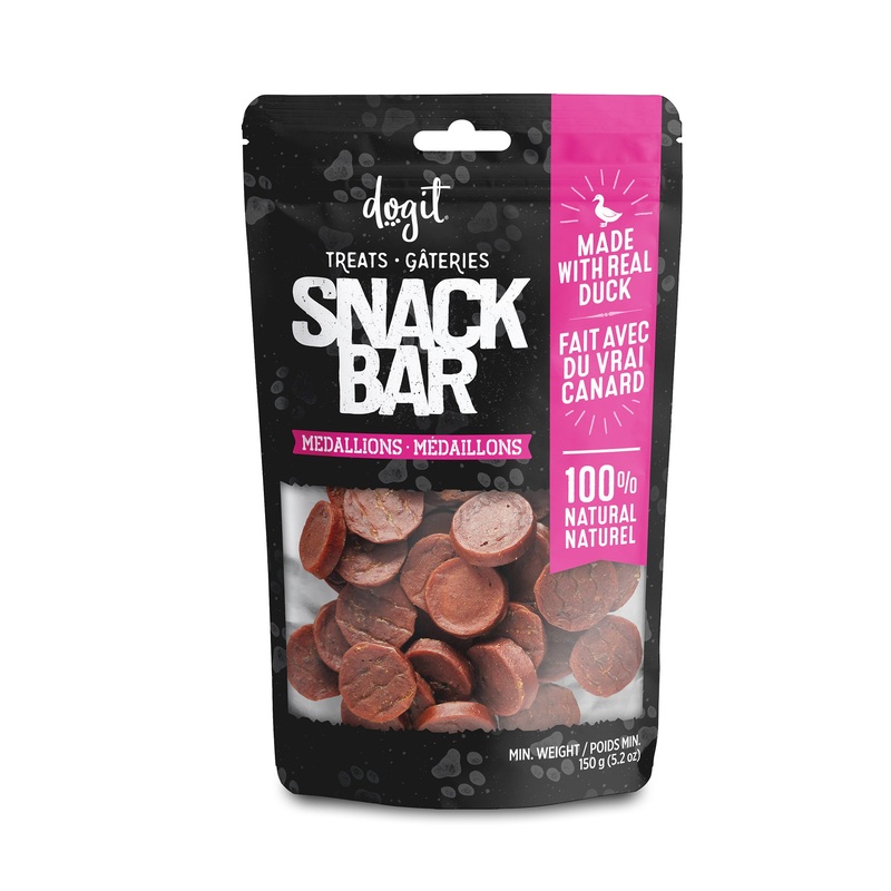 Dogit Snack Bar Treats - Duck Medallions - 150 g (5.2 oz)