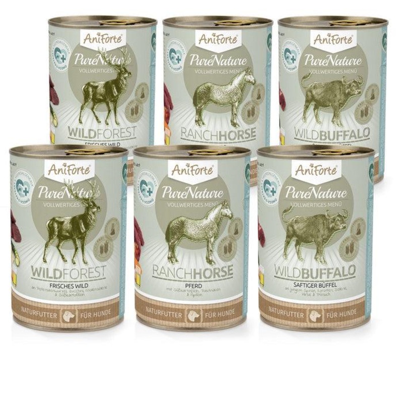 ANIFORTE  PureNature Wet Food for Dogs Special Variety Mix - 6 x 400g