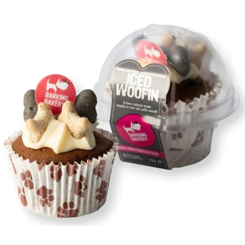 BARKING BAKERY Vanilla Woofin with Vanilla Frosting