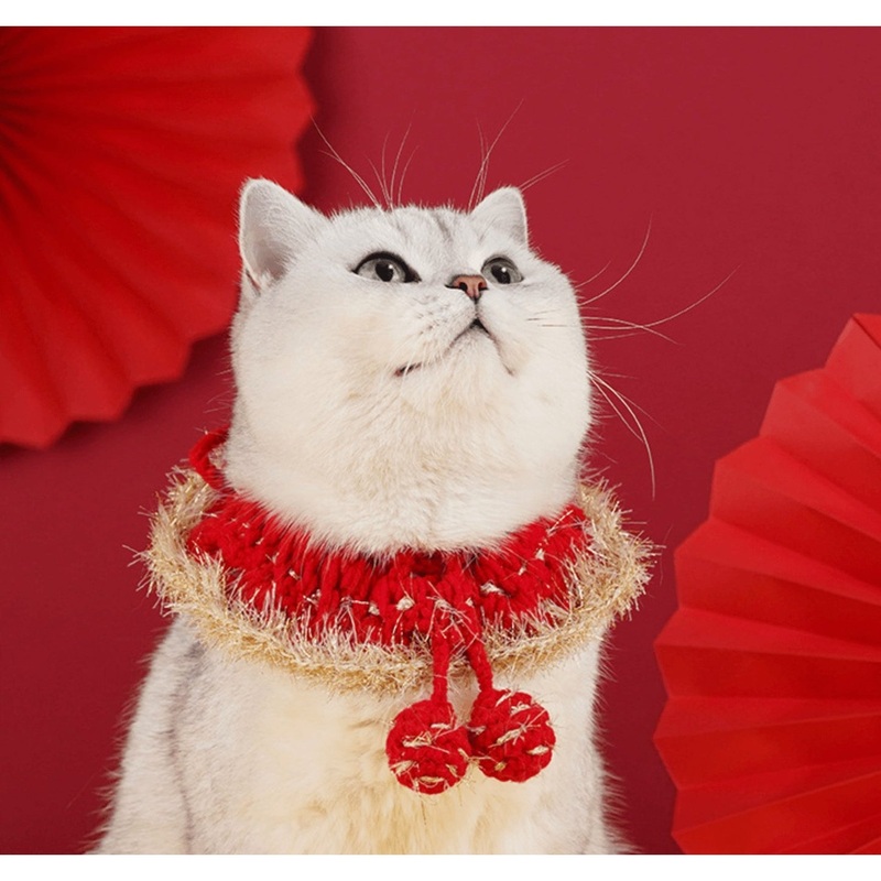ZEZE Festival Knitted Pet Collar