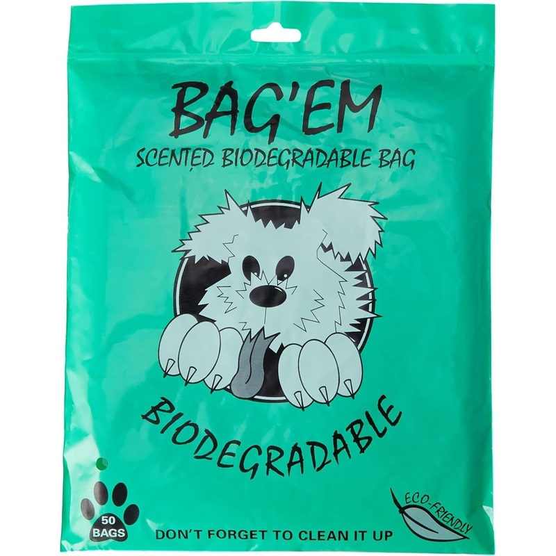 BAG'EM 50 Scented Biodegradable Poo Bags
