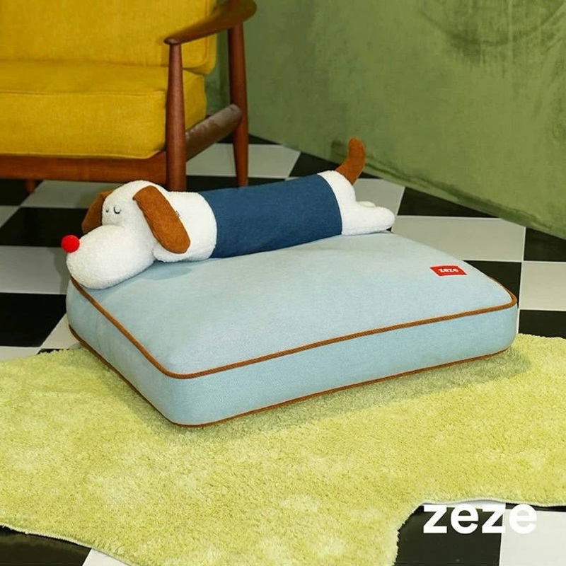 ZEZE Denim Doggy Pet Bed