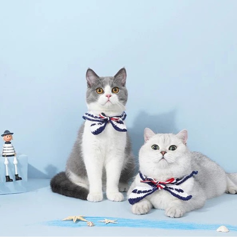 ZEZE Essential Navy Woven Pet Collar