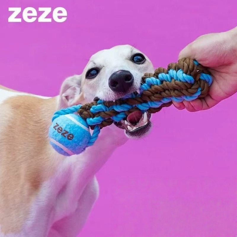 ZEZE Tennis Ball with Sturdy Rope