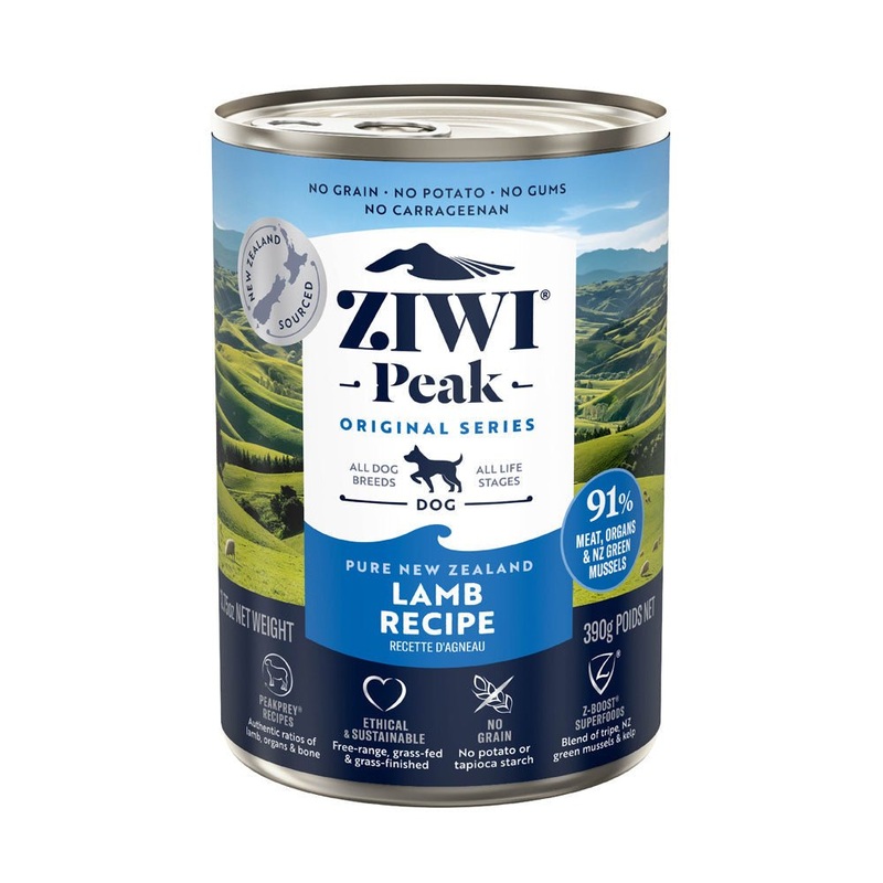 ZIWI PEAK Dog Wet Lamb Cans