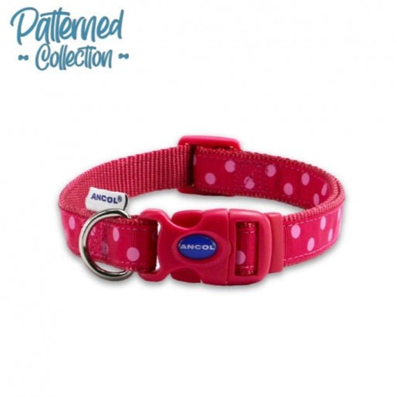 ANCOL Vintage Polka Dog Collar