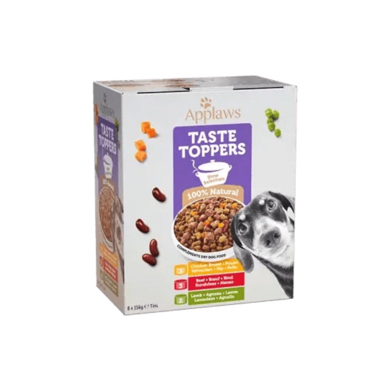 APPLAWS Dog Taste Toppers Stew Selection 8x156g