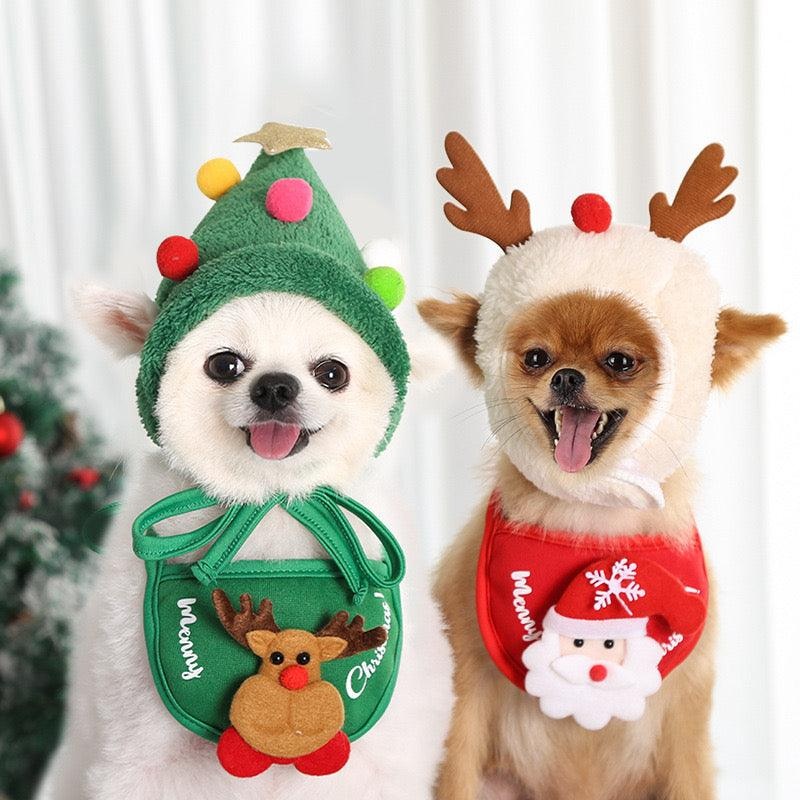 Cute Christmas Pet Bandana