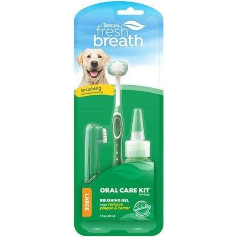 TROPICLEAN Oral Care Kit for Dogs