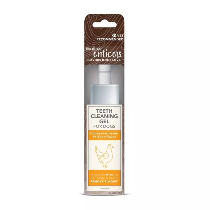 TROPICLEAN Teeth Cleaning Gel for Dogs Honey Marinated Chicken Flavour