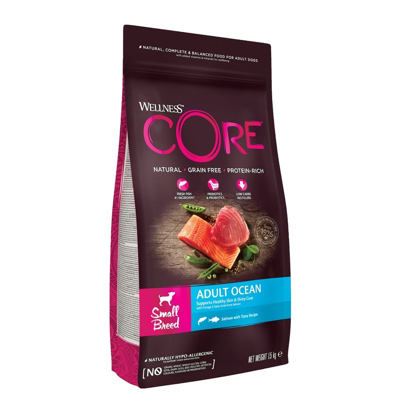 WELLNESS CORE Dog Small Breed Adult Ocean Salmon with Tuna
