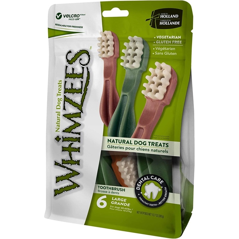 WHIMZEES Toothbrush Daily Dental Treat L