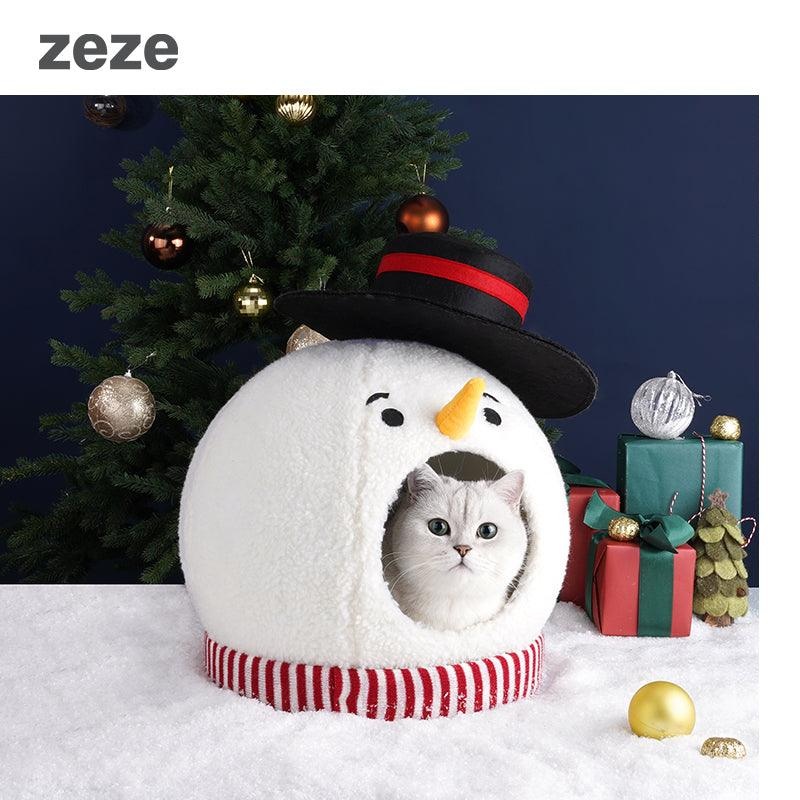 ZEZE Snowman Pet House