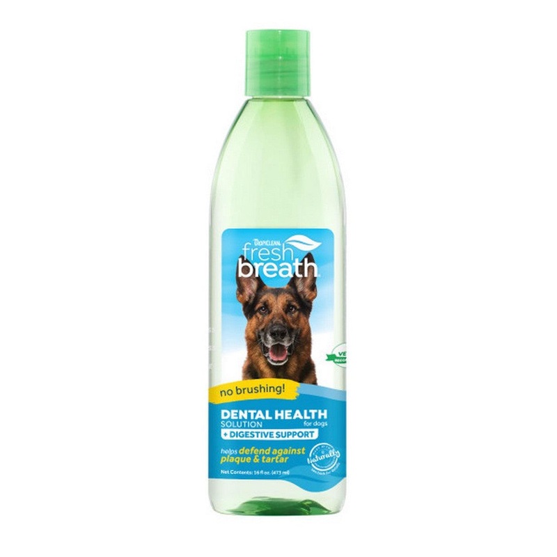TROPICLEAN Oral Care Dental Health Solution Plus Digestive Support 473ml