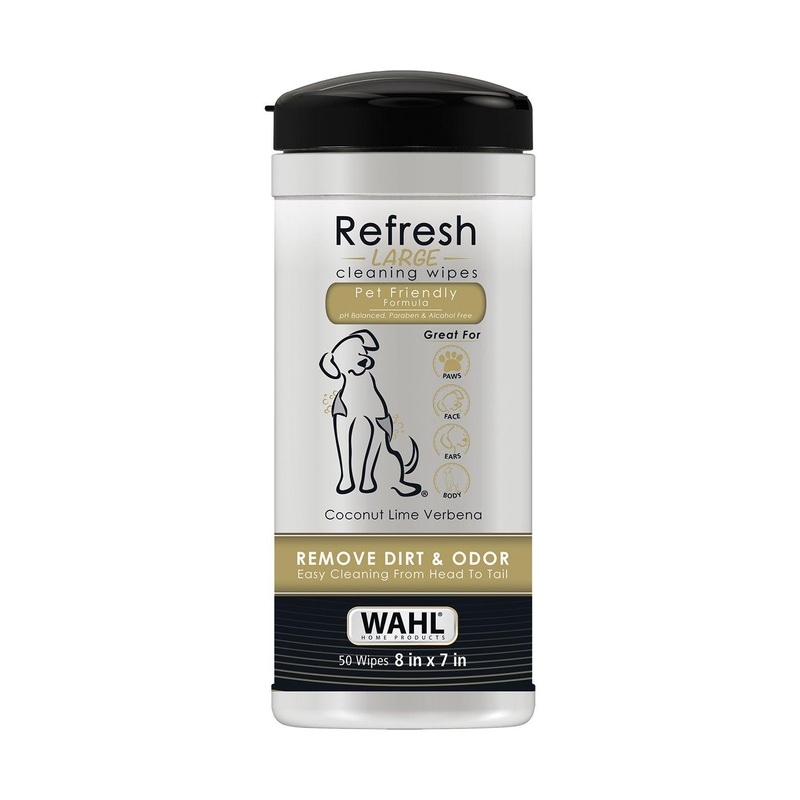 WAHL Dog Cleaning Wipes  Coconut Lime Verbena
