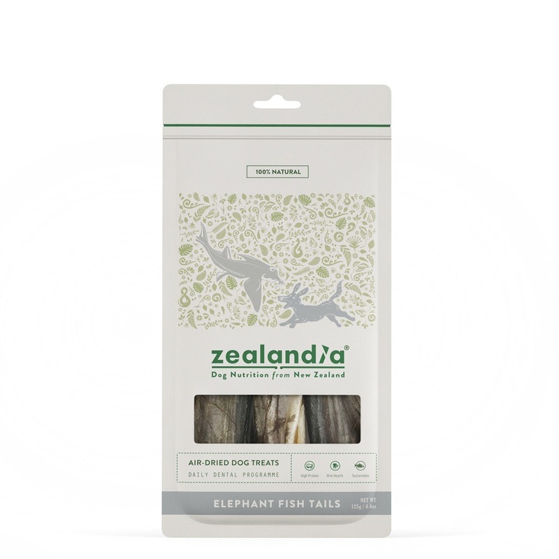 ZEALANDIA Air-Dried Elephant Fish Tails Dog Treat 125g