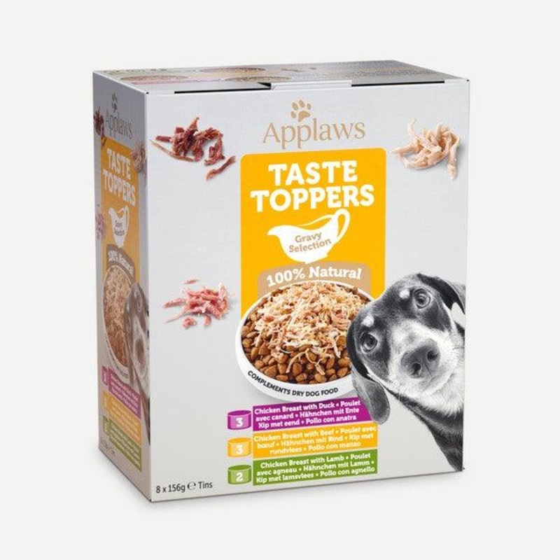 APPLAWS Dog Taste Toppers Gravy Sellection 8x156g