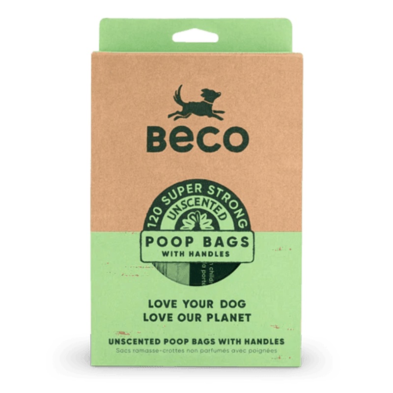 BECO Large Poop Bags with Handles | 120