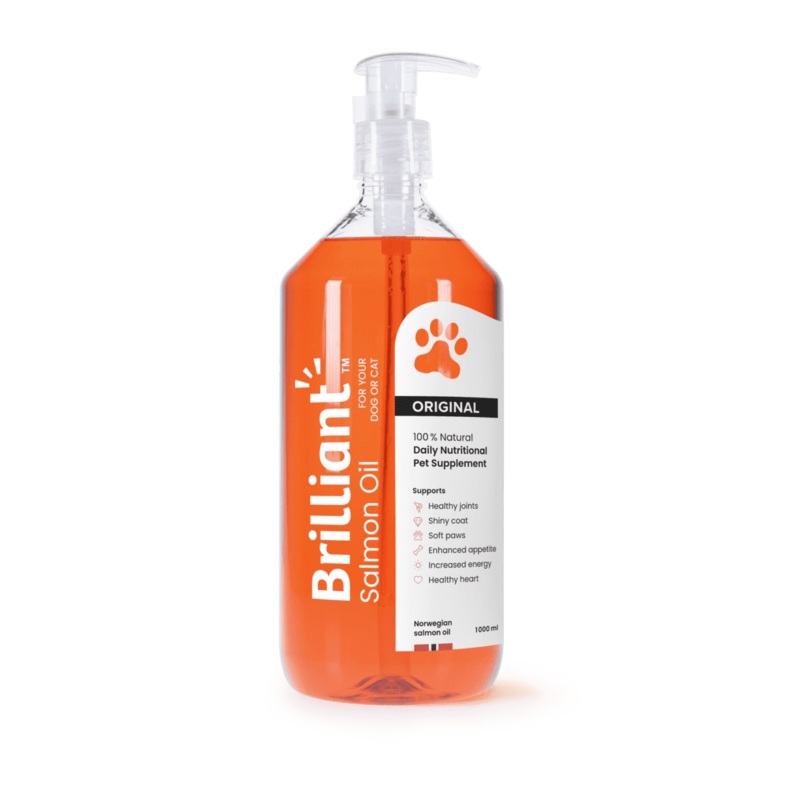 BRILLIANT Salmon Oil for Cats and Dogs