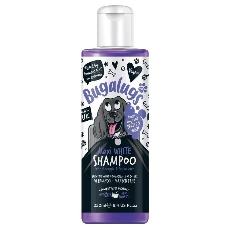 BUGALUGS Maxi White Dog Shampoo 250ml