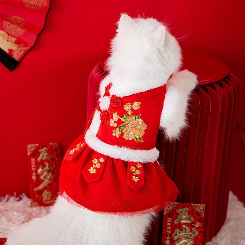 Chinese New Year Celebration Skirt for Pets