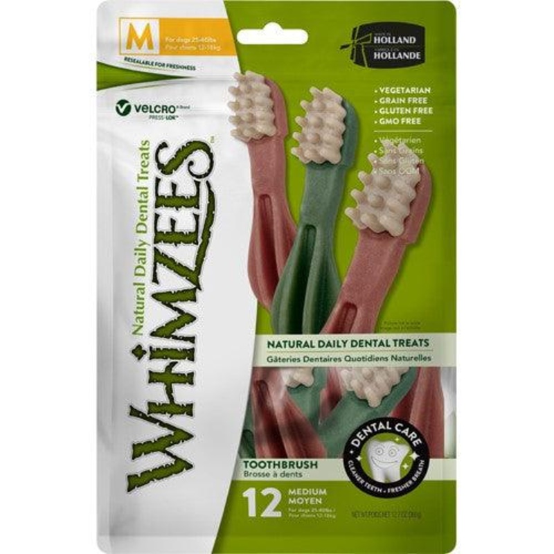 WHIMZEES ToothBrush Daily Dental Treats M