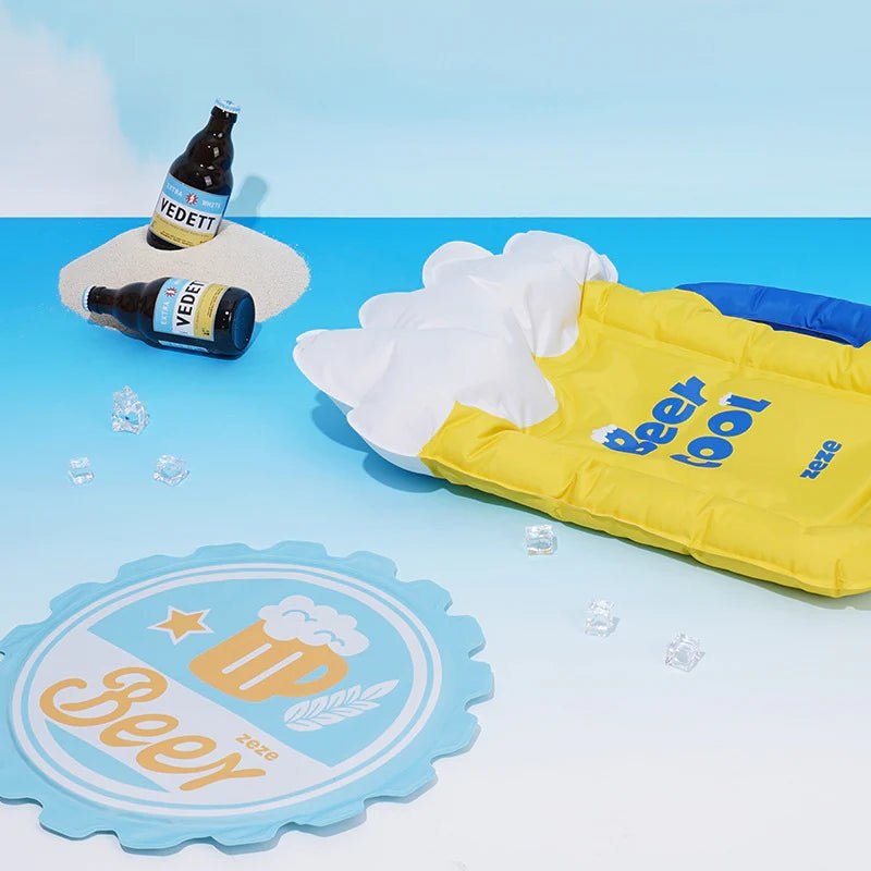 ZEZE Beer Pet Cooling Bed For Cats And Dogs