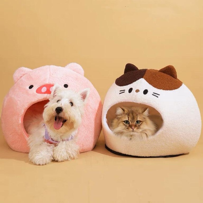 TINYPET Cat / Pig Shape Bed