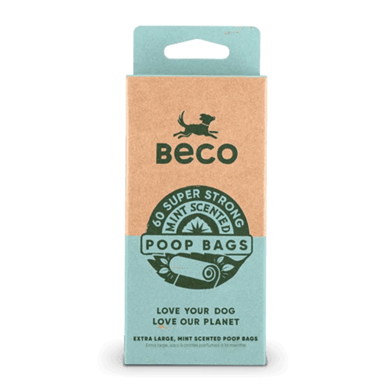 BECO Large Poop Bags | Mint Scented