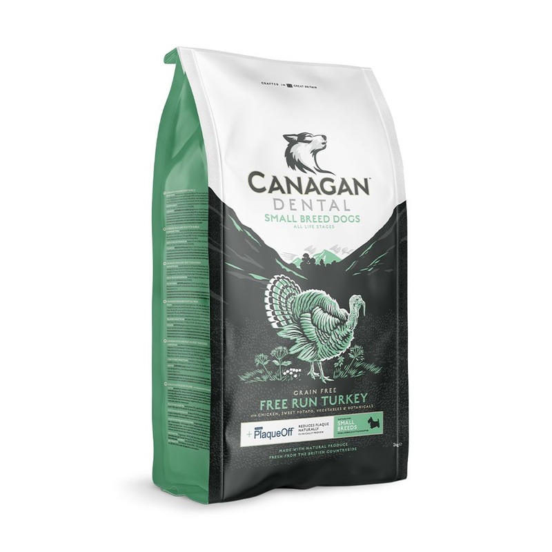 CANAGAN Dog Small Breed Dental Free Run Turkey