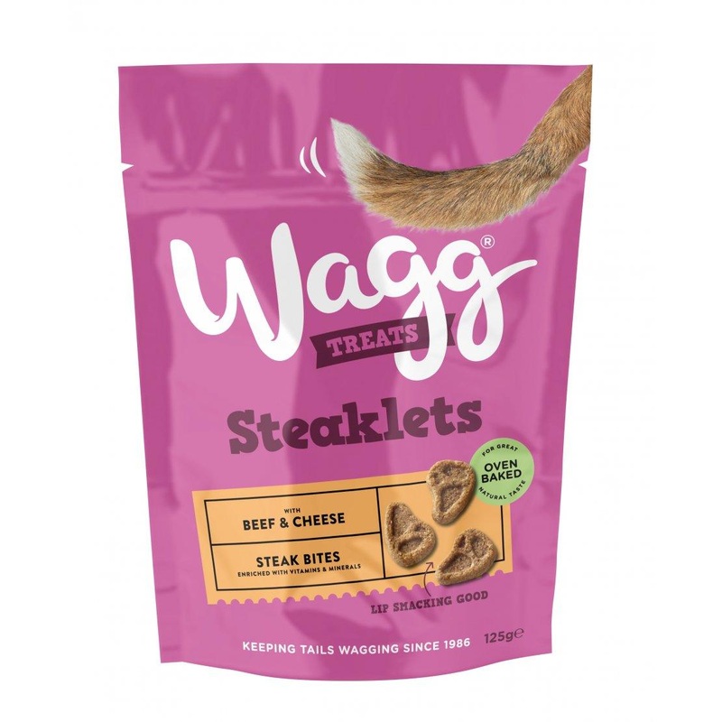 WAGG Steaklets Treats With Beef and Cheese